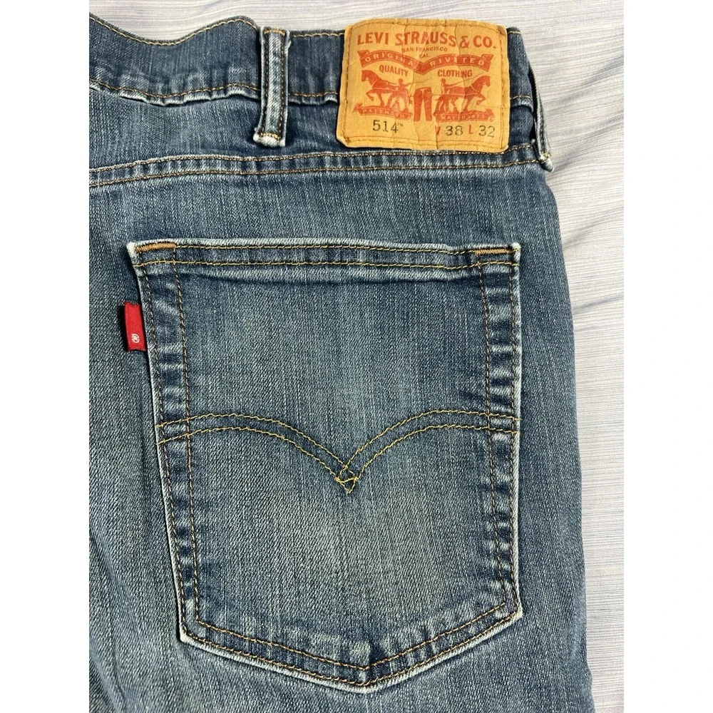 Levi's‎ Stress 514 Men's Blue Jeans 38 X 32